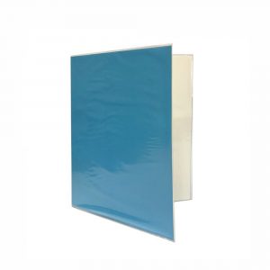 CARPETA PLASTIFICADA CELESTE
