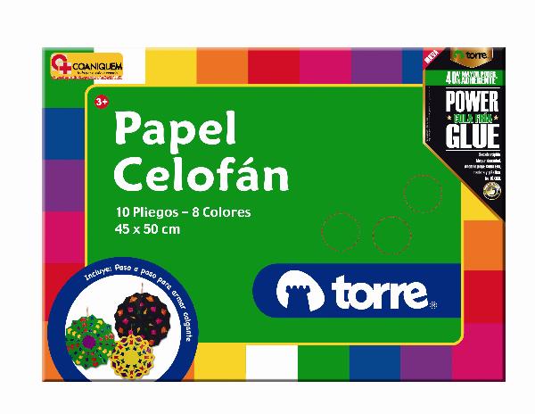 BLOCK PAPEL CELOFAN TORRE - Comercial La Papa