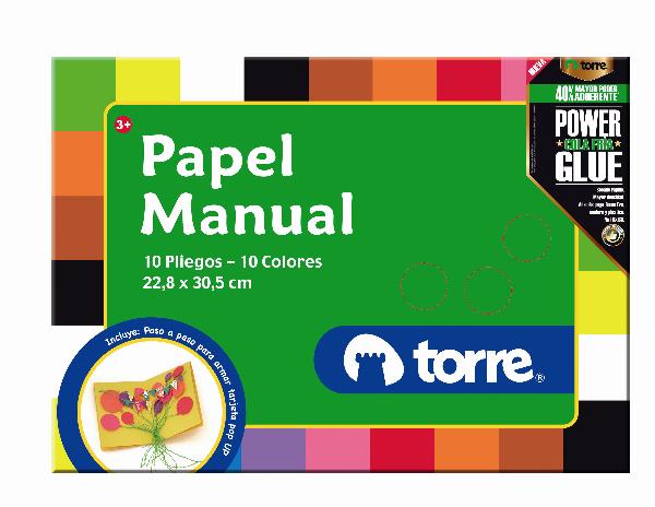 BLOCK PAPEL MANUAL TORRE - Comercial La Papa